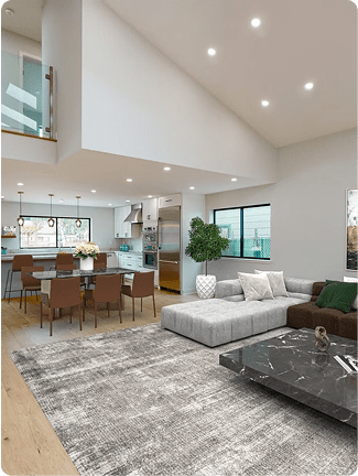 Cordilleras residence full home remodel in San Carlos, designed by Sigura Construction.