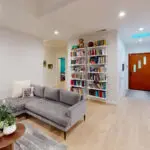 Custom living room shelving Sunnyvale